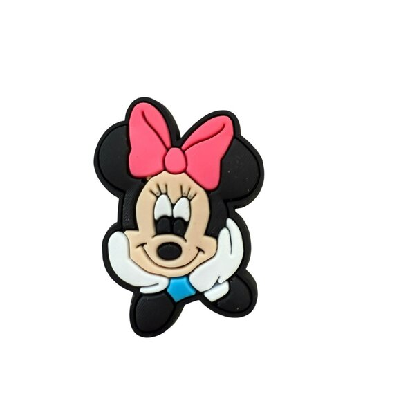 Disney Mickey & Minnie Mouse Crocs Charms Jibbitz Set Of 6 Rubber Shoe Accessory - Picture 3 of 8